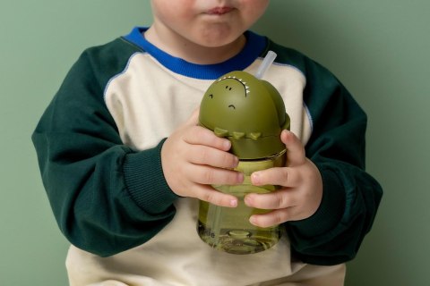 Bidon-butelka ze słomką dla dziecka 9m+ - Dinozaur Trixie Baby