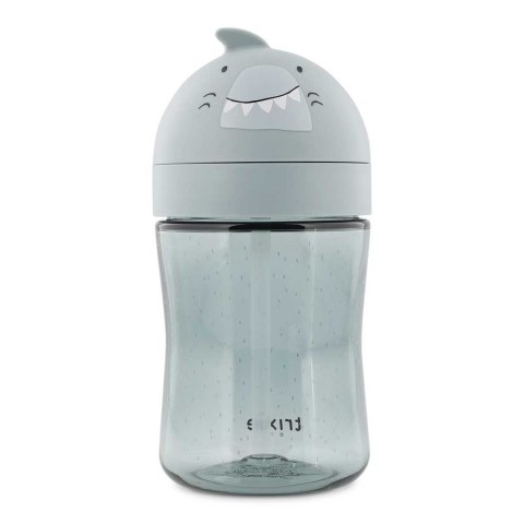 Bidon-butelka ze słomką dla dziecka 9m+ - Rekin Trixie Baby