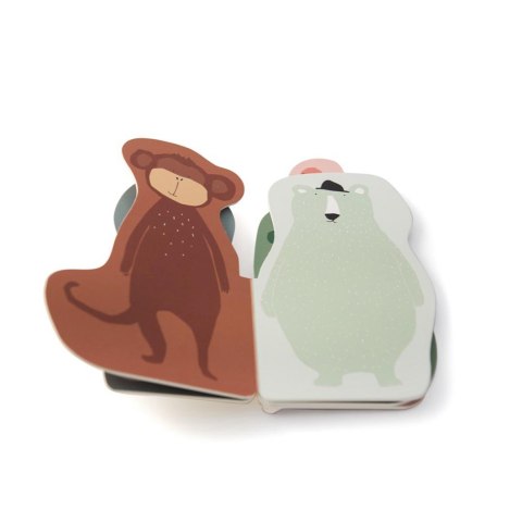 Książeczka z kształtami zwierząt Trixie Baby