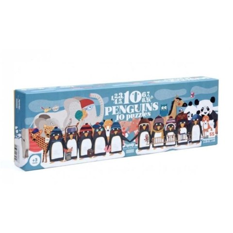 Londji Puzzle edukacyjne dla dzieci - Pingwinki 55 el. 3+