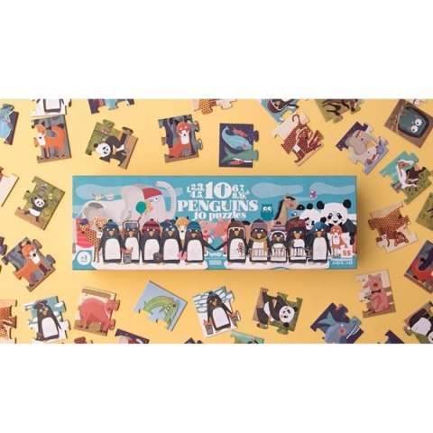 Londji Puzzle edukacyjne dla dzieci - Pingwinki 55 el. 3+