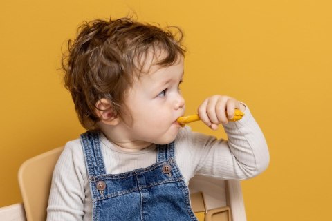 Pierwsze łyżeczki dla niemowląt do nauki samodzielnego jedzenia 2 szt - Rekin Trixie Baby