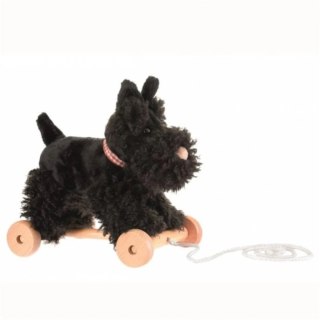 Pluszowy piesek Walter do ciągnięcia na kółkach - Egmont Toys 1+