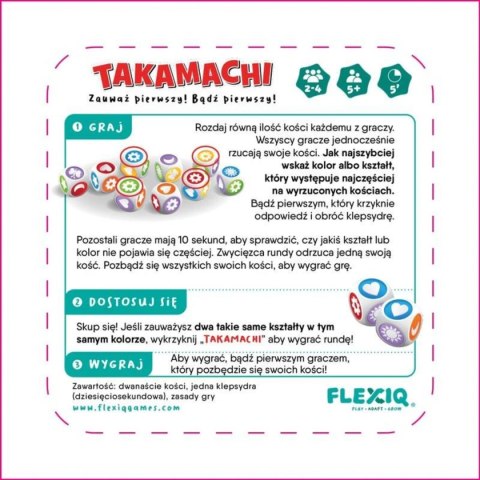 Takamachi gra w kości FlexiQ - trenuje spostrzegawczość dzieci 5+