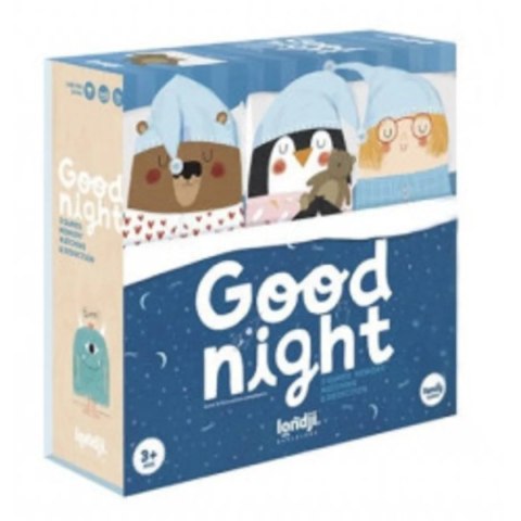 Gra edukacyjna Londji Goodnight 3w1 dla dzieci od 3 lat - pamięć