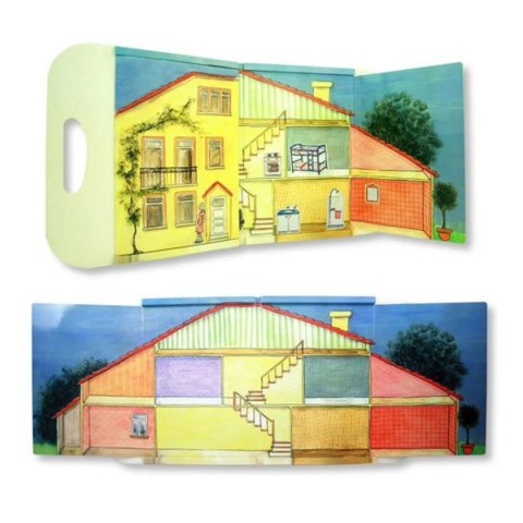 Gra magnetyczna Dom Egmont Toys 100 elementów - walizka 3+