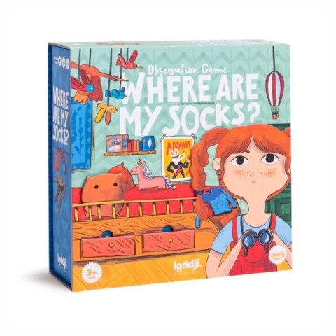 Gra obserwacyjna dla dzieci Where are my socks? - Londji 3+