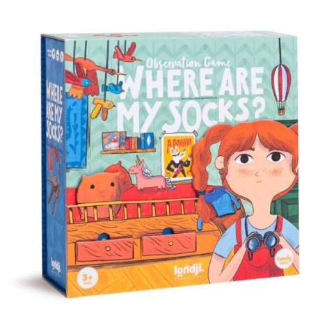 Gra obserwacyjna dla dzieci Where are my socks? - Londji 3+