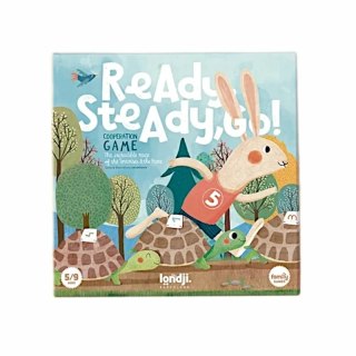 Gra zespołowa zając i żółw Ready Steady Go! - Londji dla dzieci 5+