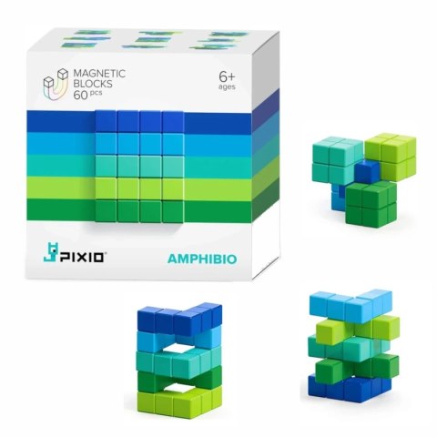 Klocki magiczny Pixio Amphibio 60 el. - Seria abstrakcyjna 6+