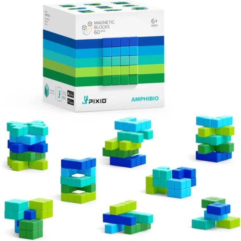 Klocki magiczny Pixio Amphibio 60 el. - Seria abstrakcyjna 6+