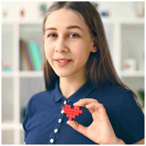 Klocki magnetyczne Pixio 100 elementów Design Series - 6 kolorów 6+