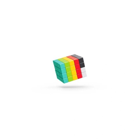 Klocki magnetyczne Pixio 100 elementów Design Series - 6 kolorów 6+
