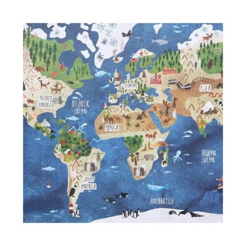 Londji World Map Puzzle - Puzzle edukacyjne mapa świafa - 7+