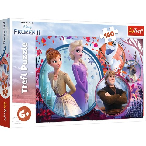 Puzzle - 160 - Kraina Lodu II - Siostrzana Przygoda - Trefl 15374