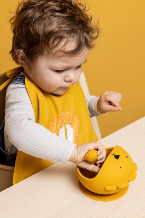 Zestaw do karmienia Miseczka z przyssawką i łyżeczką Lew 4m+ Trixie Baby