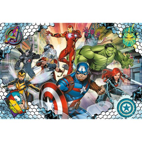 Puzzle - 100 - Sławni Avengers - Disney Marvel The Avengers - Trefl 16454