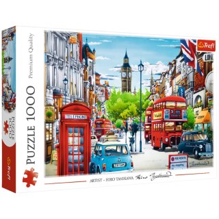 Puzzle - 1000 - Ulica Londynu - Trefl 10557