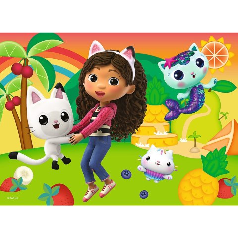Puzzle - 20 miniMaxi - Kolorowy dzień Gabi - Koci Domek Gabi - Trefl 56041