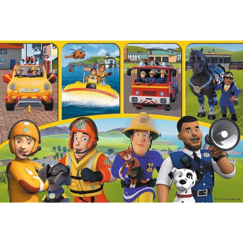 Puzzle - 24 Maxi - Strażak Sam i przyjaciele - Trefl 14356