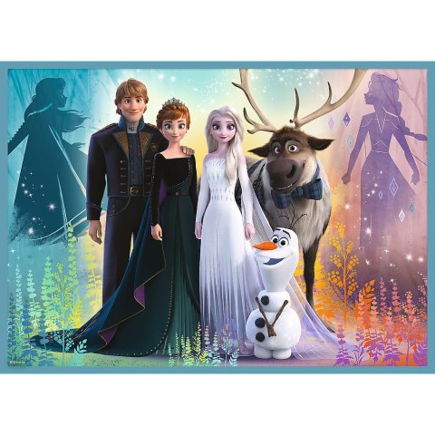 Puzzle - 4w1 (12, 15, 20, 24) - Niezwykły świat Frozen - Kraina Lodu - Trefl 34381