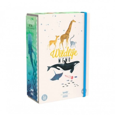 Gra memo dla dzieci Dzika Przyroda 32 karty - Londji 3+