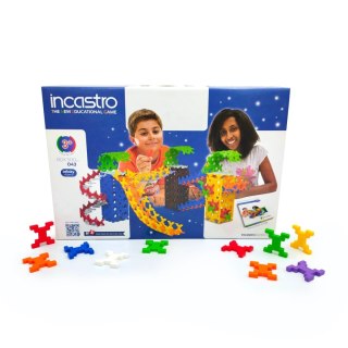 Klocki konstrukcyjne Incastro Box 500 elementów w dużym pudełku 4+