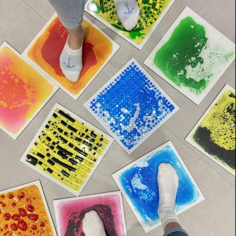 Płynna ścieżka sensoryczna mata Tullo - 4 szt.