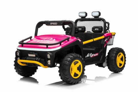 Pojazd Buggy UTV SPEED 4x4 Różowy