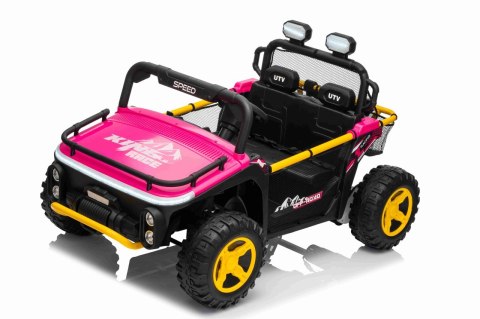 Pojazd Buggy UTV SPEED 4x4 Różowy