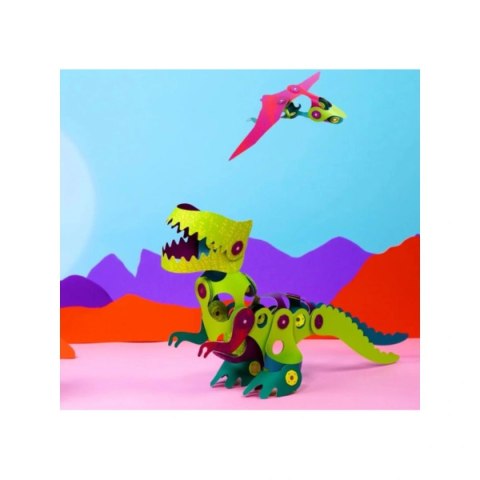 Clixo Dino Adventure Pack 36 el. - elastyczne dinozaury 4+