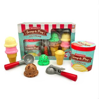 Lodziarnia - magnetyczny zestaw do serwowania lodów