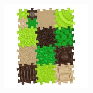 Maty sensoryczne Barwy Natury 15 elementów - Muffik ścieżka 12 msc+