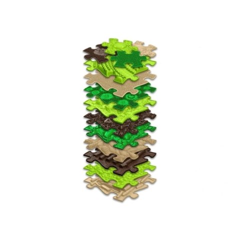 Maty sensoryczne Barwy Natury 15 elementów - Muffik ścieżka 12 msc+