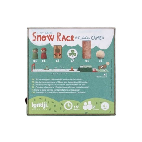 Mini gra podróżna Zimowy Wyścig - Londji dla dzieci 4+