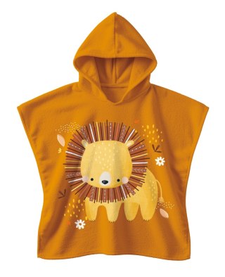 Okrycie kąpielowe z kapturem 100% cotton Lew