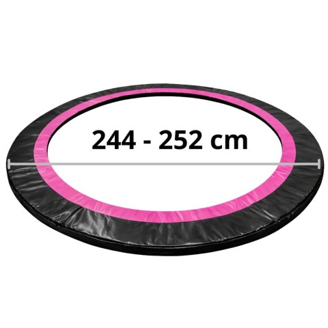Osłona na sprężyny do Trampoliny Sport Max 8ft Czarno-Różowa