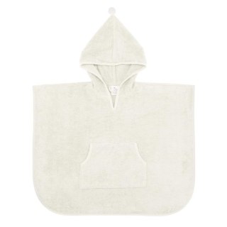Ponczo kąpielowe, okrycie z kapturem Vanilla Cream