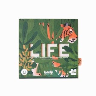 Puzzle edukacyjne Life zagrożone gatunki 200 el. - Londji 7+
