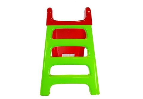 Zjeżdżalnia Ogrodowa dla Dzieci 3-Stopniowa Drabinka Czerwona 67cm 428