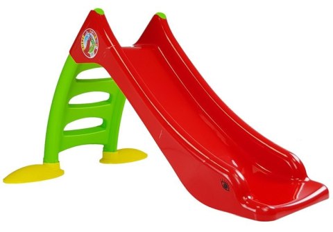 Zjeżdżalnia Ogrodowa dla Dzieci 3-Stopniowa Drabinka Czerwona 75cm 424