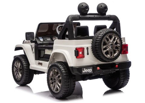 Pojazd Na Akumulator Jeep Rubicon 4x4 DK-JWR556 4x200W 24V Biały