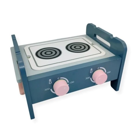 Drewniany grill BBQ z akcesoriami 35 el. - Kabi 3+