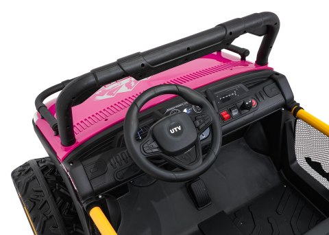 Pojazd Buggy UTV SPEED 4x4 Różowy