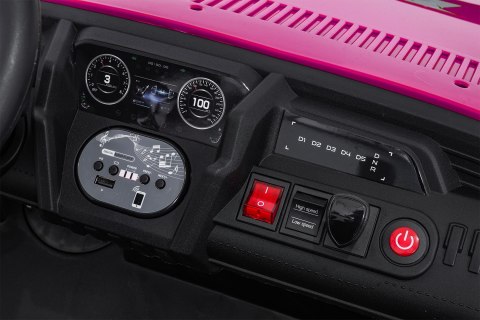 Pojazd Buggy UTV SPEED 4x4 Różowy