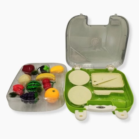 Warzywa i owoce do krojenia 18 el. w walizce - Jinkee 3+