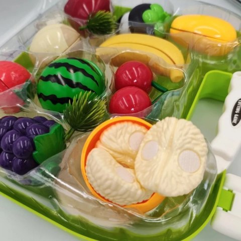 Warzywa i owoce do krojenia 18 el. w walizce - Jinkee 3+