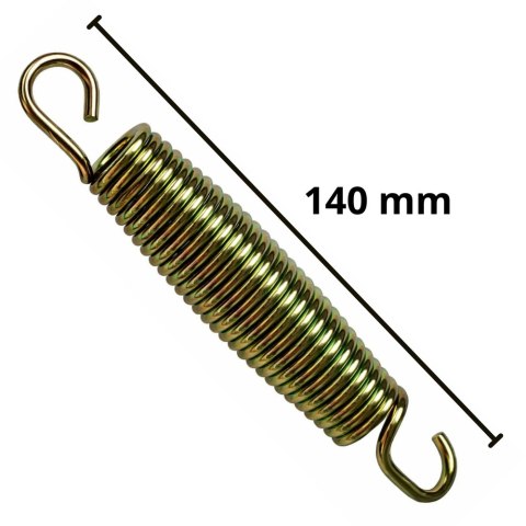 Sprężyna do Trampoliny Stal Ocynkowana 3mm 140mm LEAN SPORT