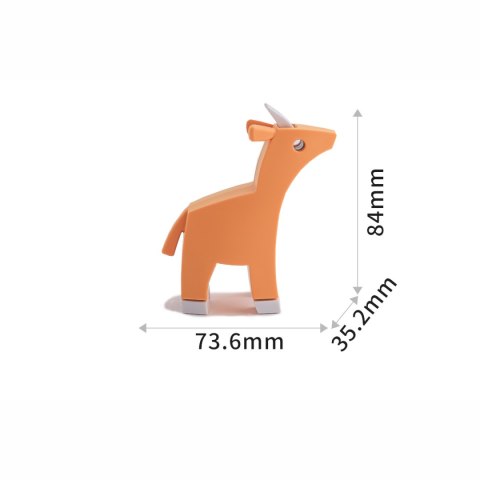 Magnetyczne zwierzaki Half Toys safari puzzle 3D - figurki 3+