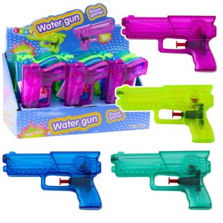 Mały Przeźroczysty Pistolet Na Wodę Różowy Niebieski Zielony Mix